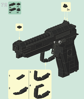 Illustration for article titled Make This Incredibly Realistic LEGO Gun